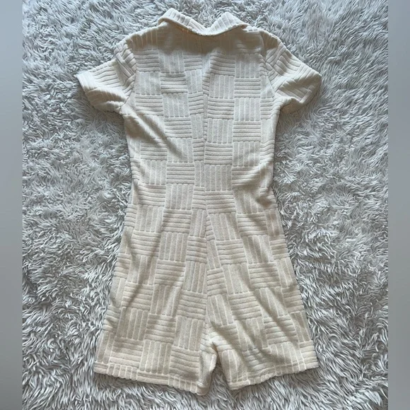 White Fox Cream Playsuit - Picture 7 of 8
